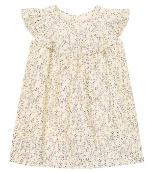 Amber Cotton Dress with Bonpoint Floral Print, Multicolor