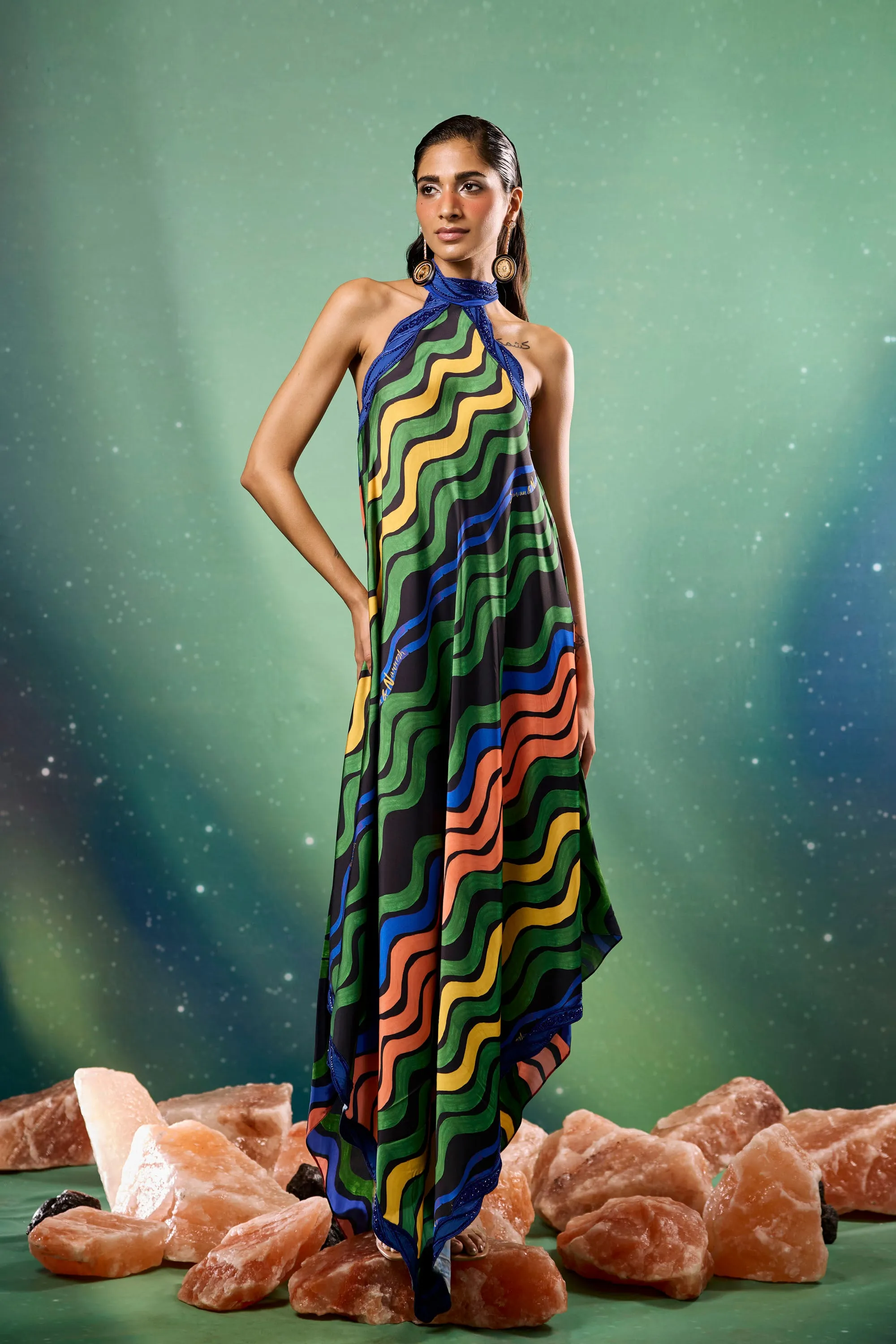 Aurorays Raio Skein Flute Dress