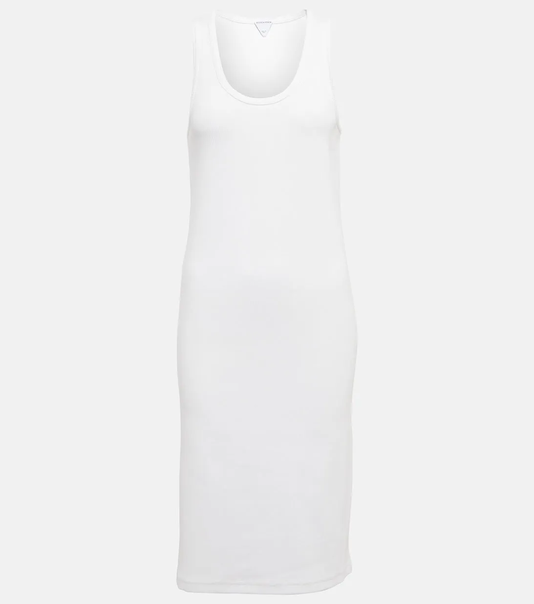 Bottega Veneta Cotton Blend Jersey Tank Dress, White