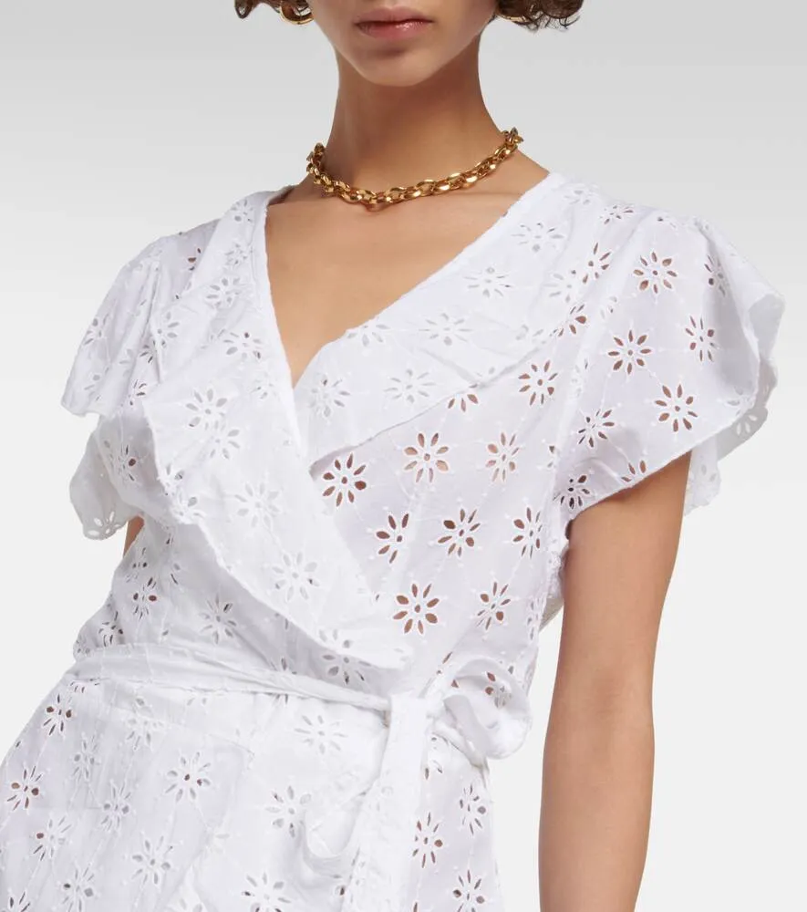Brianna cotton maxi dress MELISSA ODABASH, white