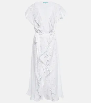 Brianna cotton maxi dress MELISSA ODABASH, white