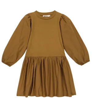 Cece Molo cotton dress, brown