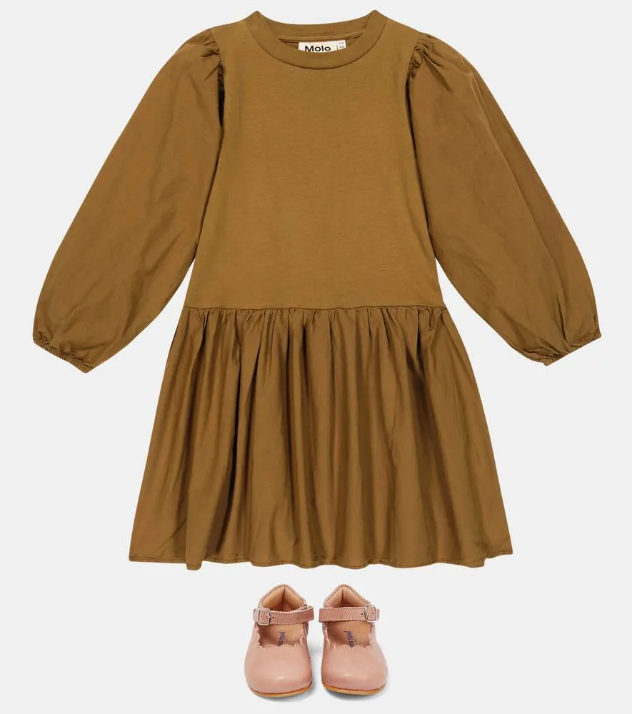 Cece Molo cotton dress, brown