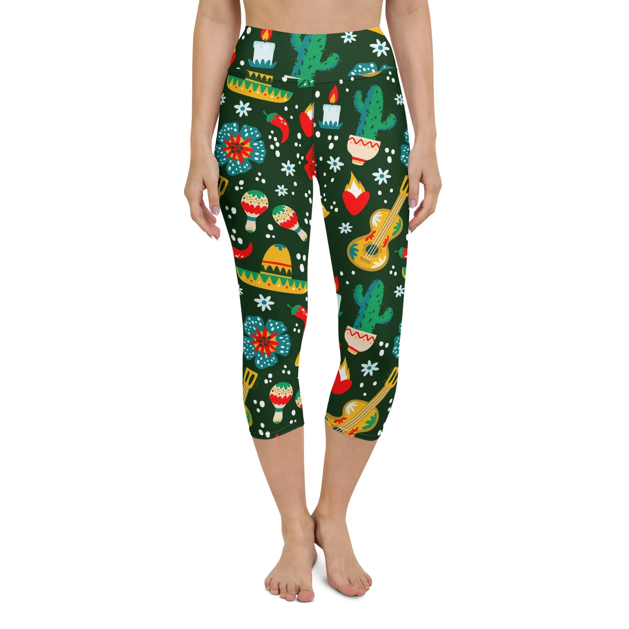 Cinco de Mayo Yoga Capris