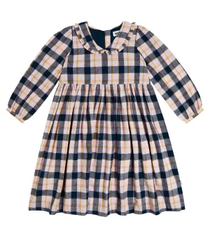 Corlissa Molo Cotton Plaid Dress, Multicolor