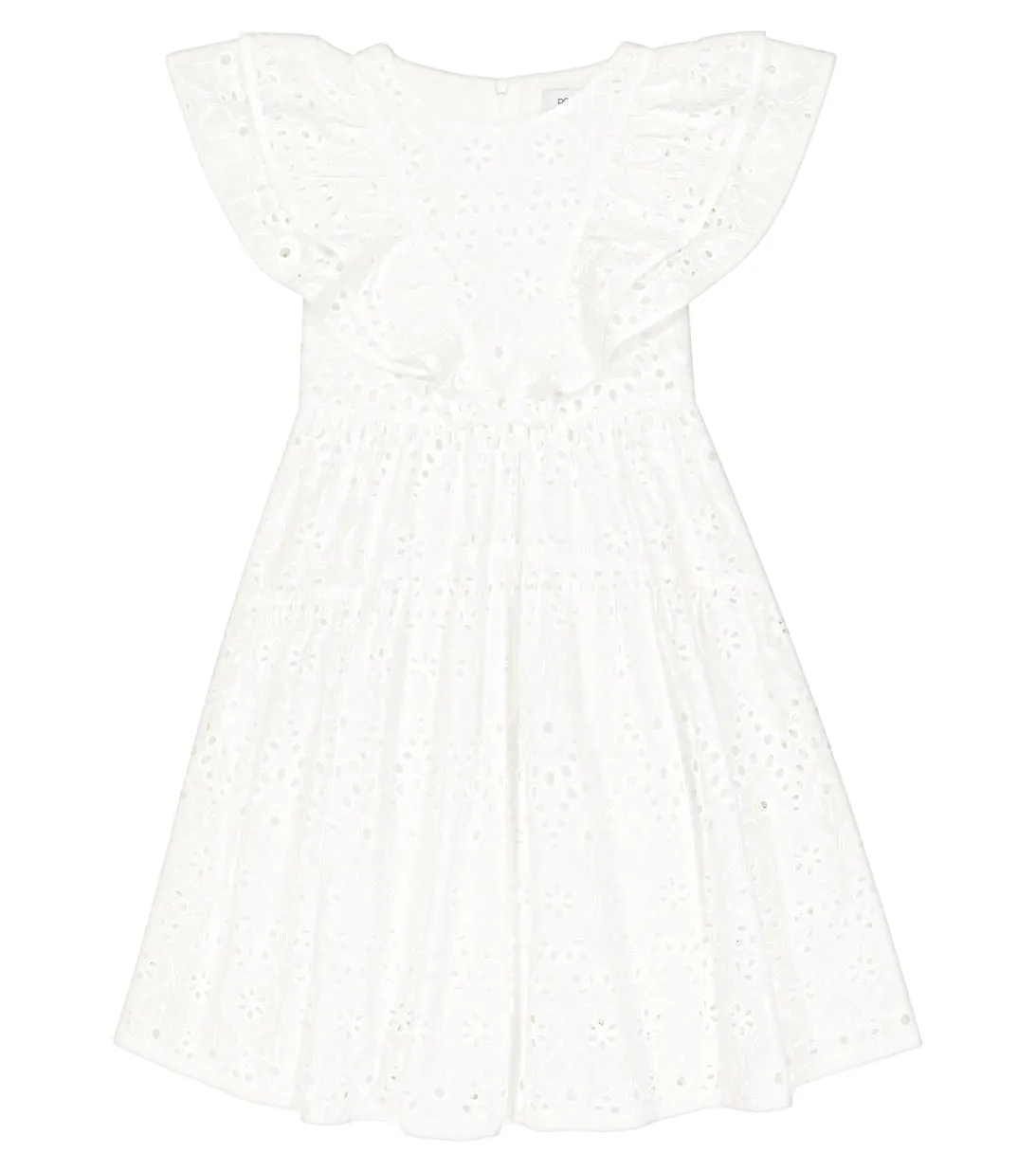 Cotton broderie anglaise dress Paade Mode, white