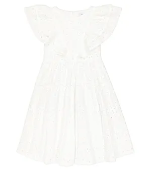Cotton broderie anglaise dress Paade Mode, white