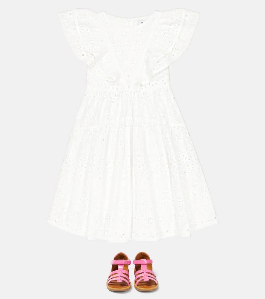 Cotton broderie anglaise dress Paade Mode, white