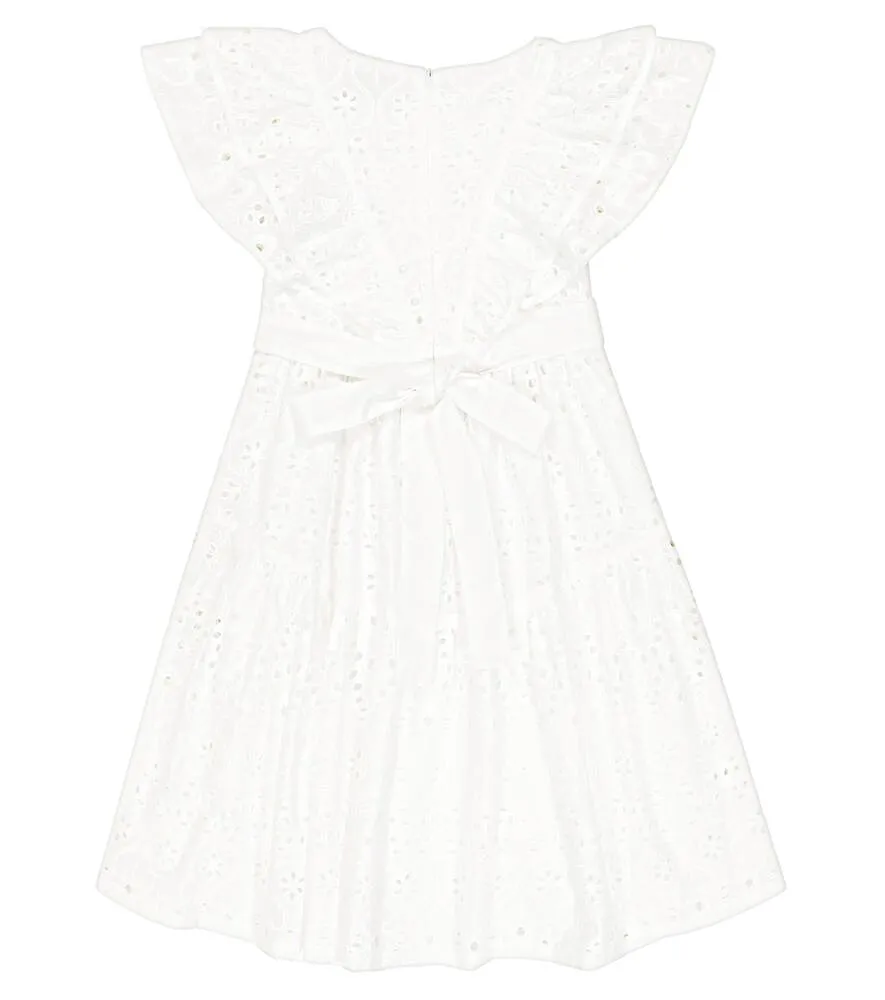 Cotton broderie anglaise dress Paade Mode, white