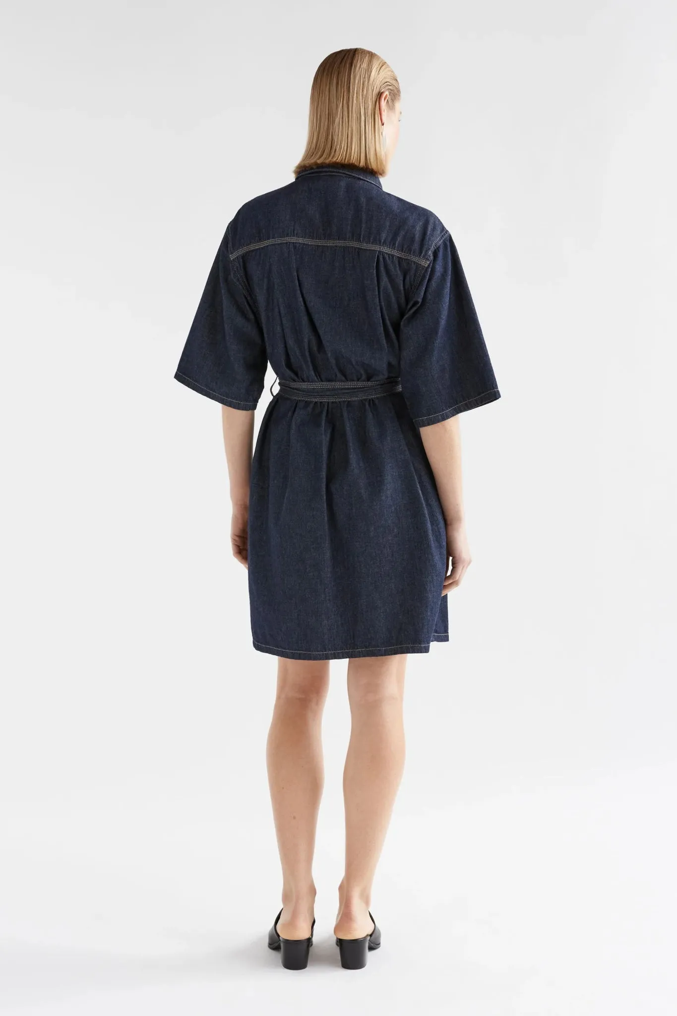 Denym Pocket Shirt Dress