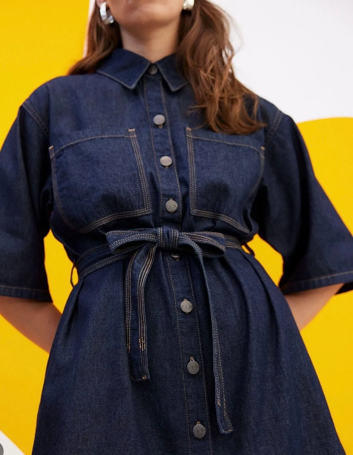 Denym Pocket Shirt Dress