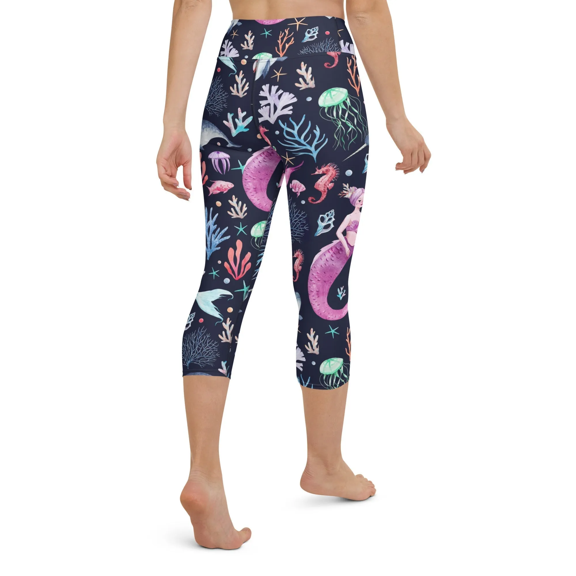 Enchanted Mermaids Yoga Capris