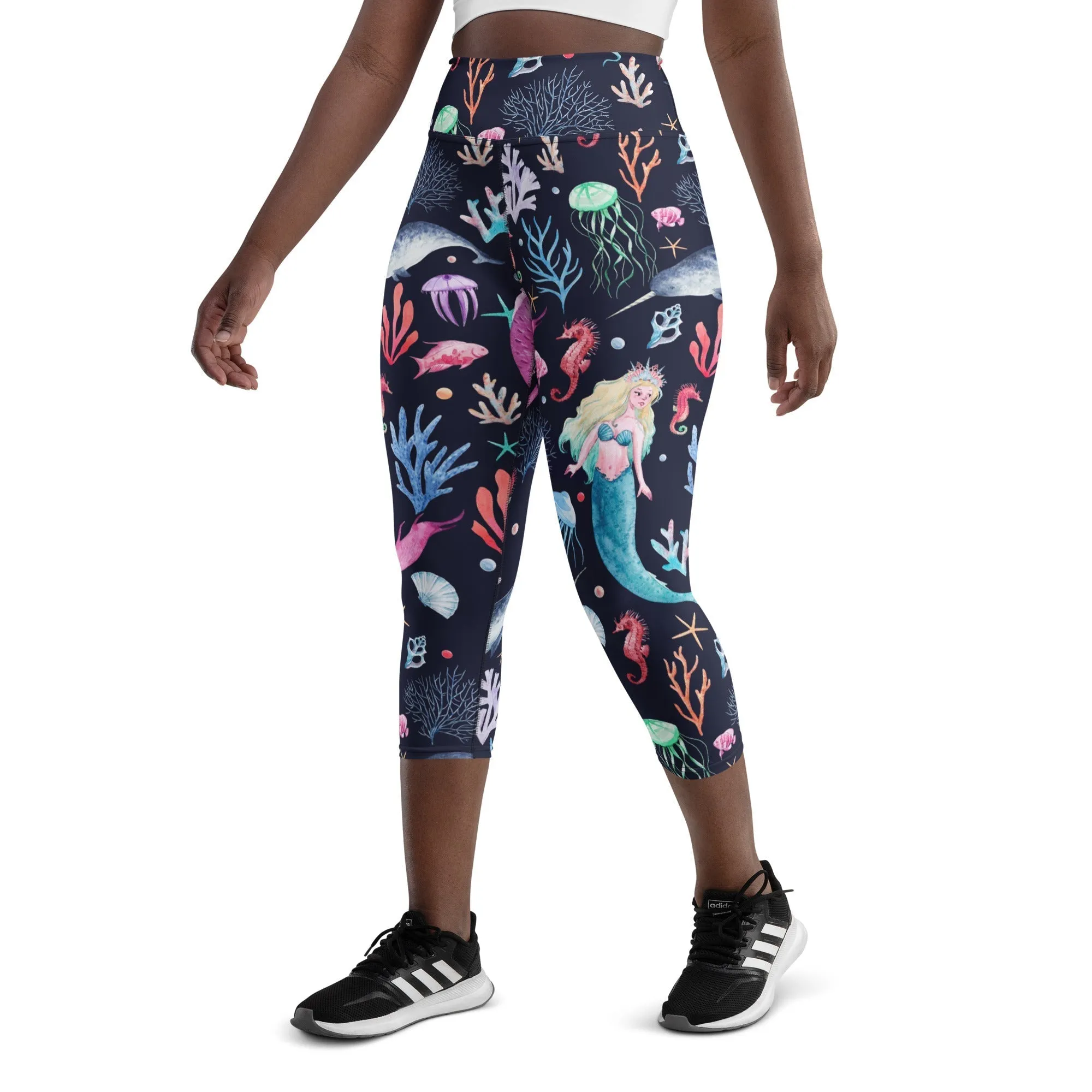 Enchanted Mermaids Yoga Capris
