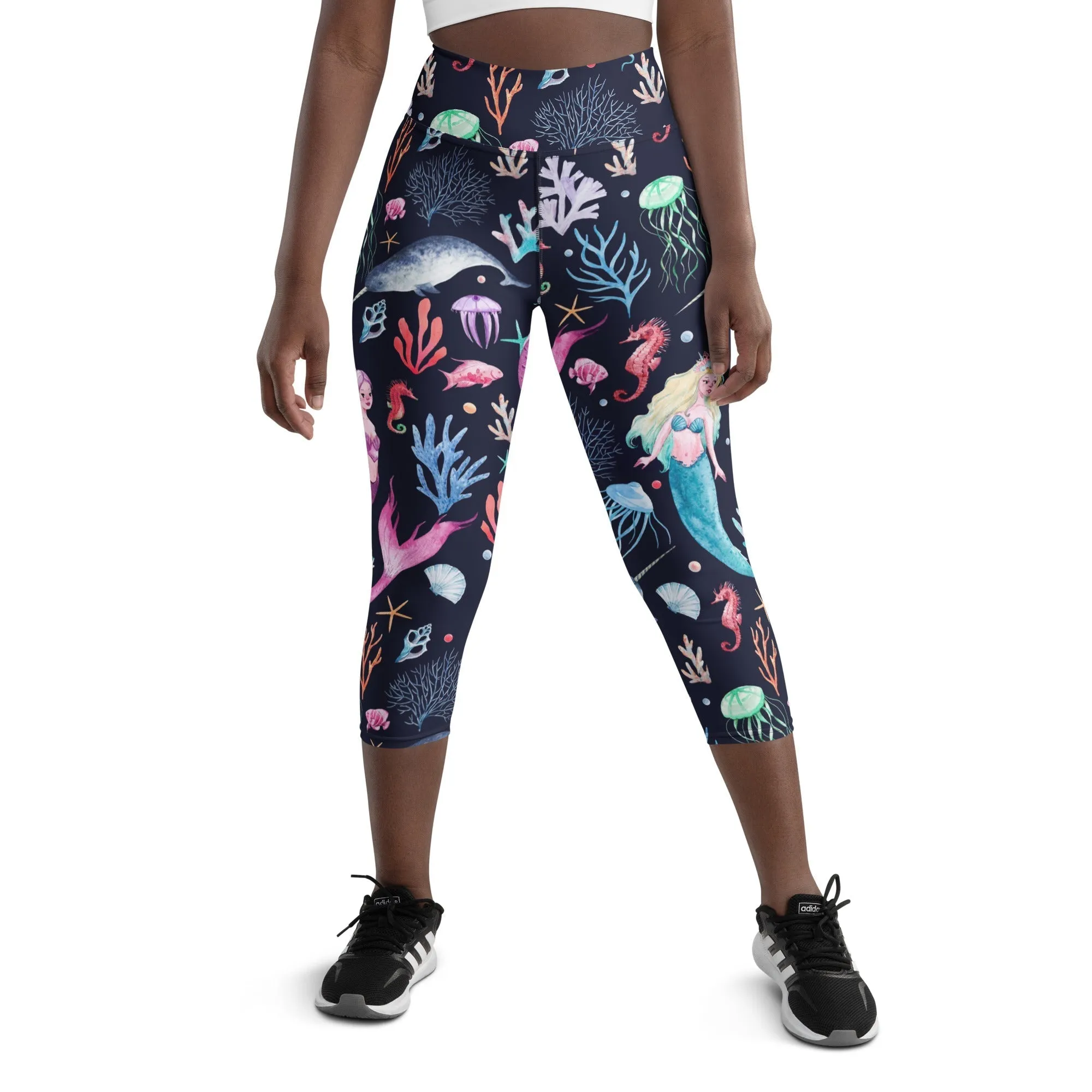 Enchanted Mermaids Yoga Capris