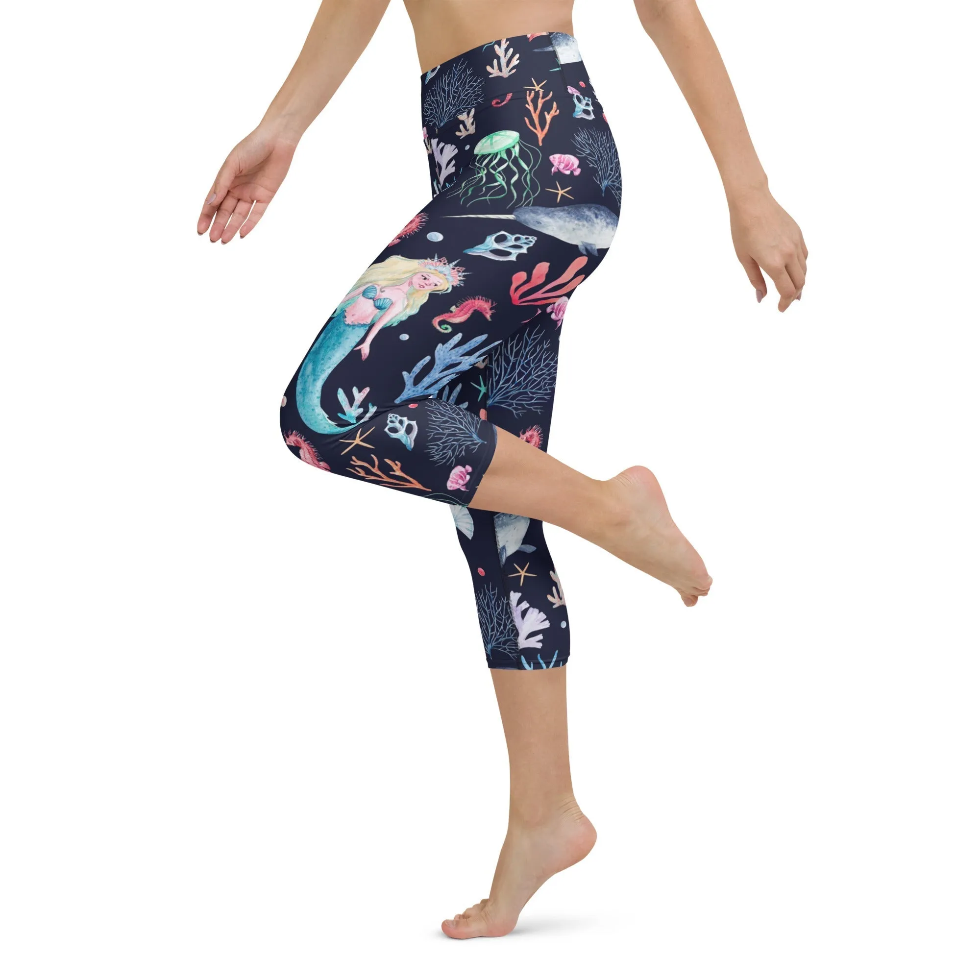 Enchanted Mermaids Yoga Capris