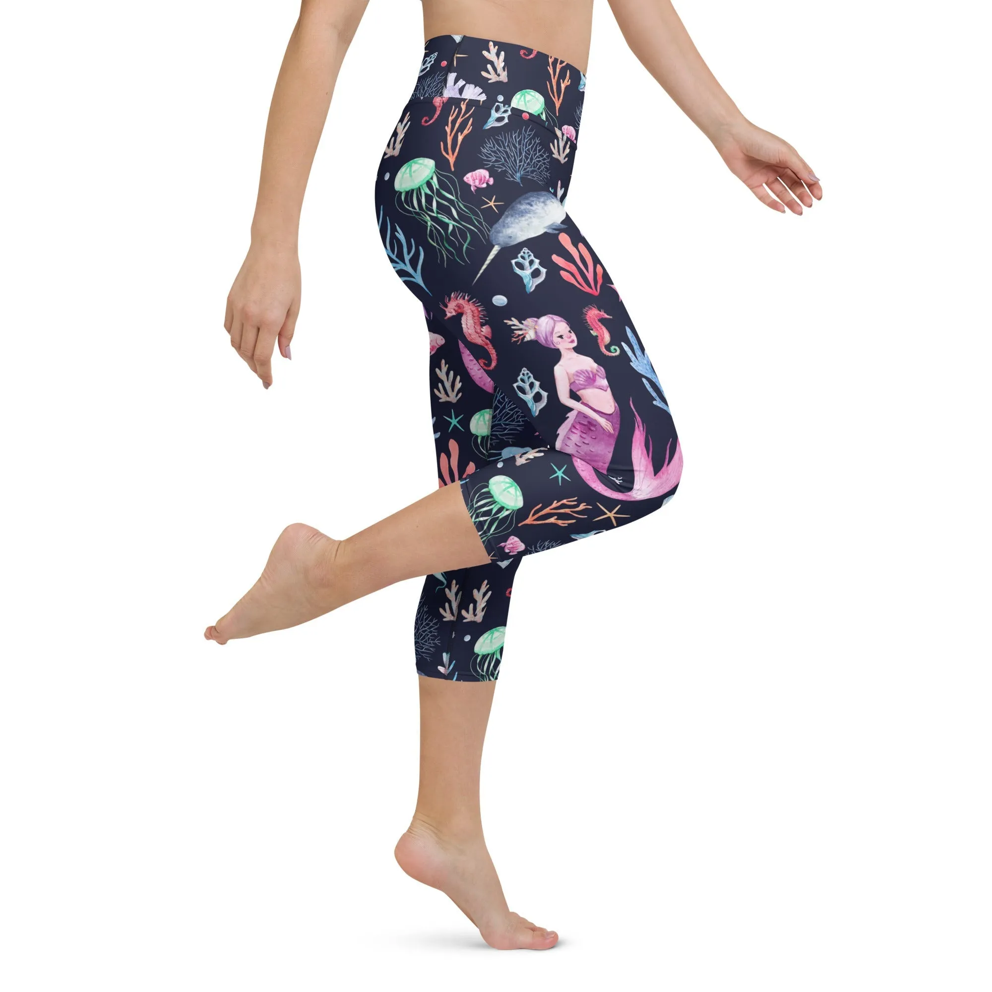Enchanted Mermaids Yoga Capris