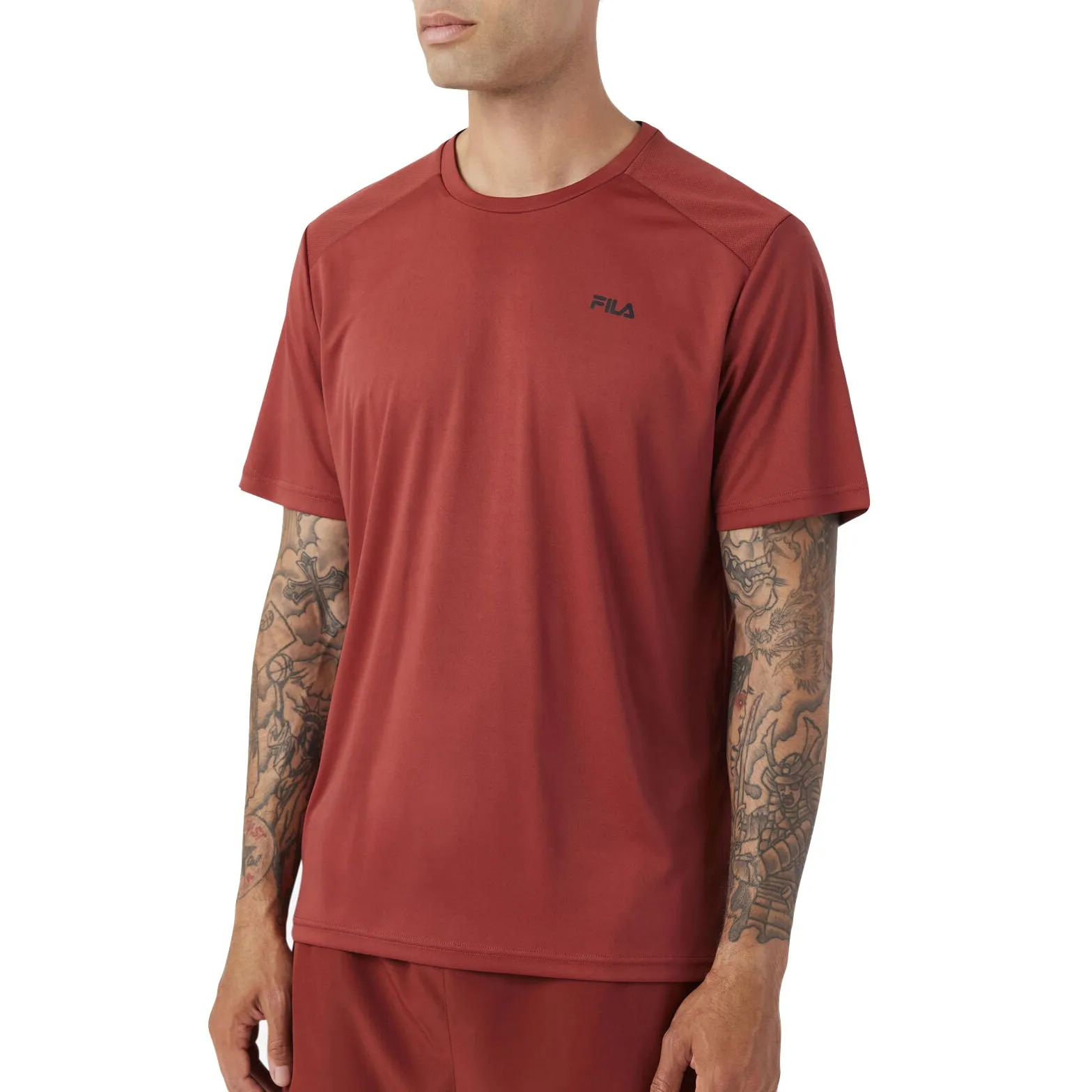 FILA Kaab Short Sleeve Crew Mens Tennis Shirt