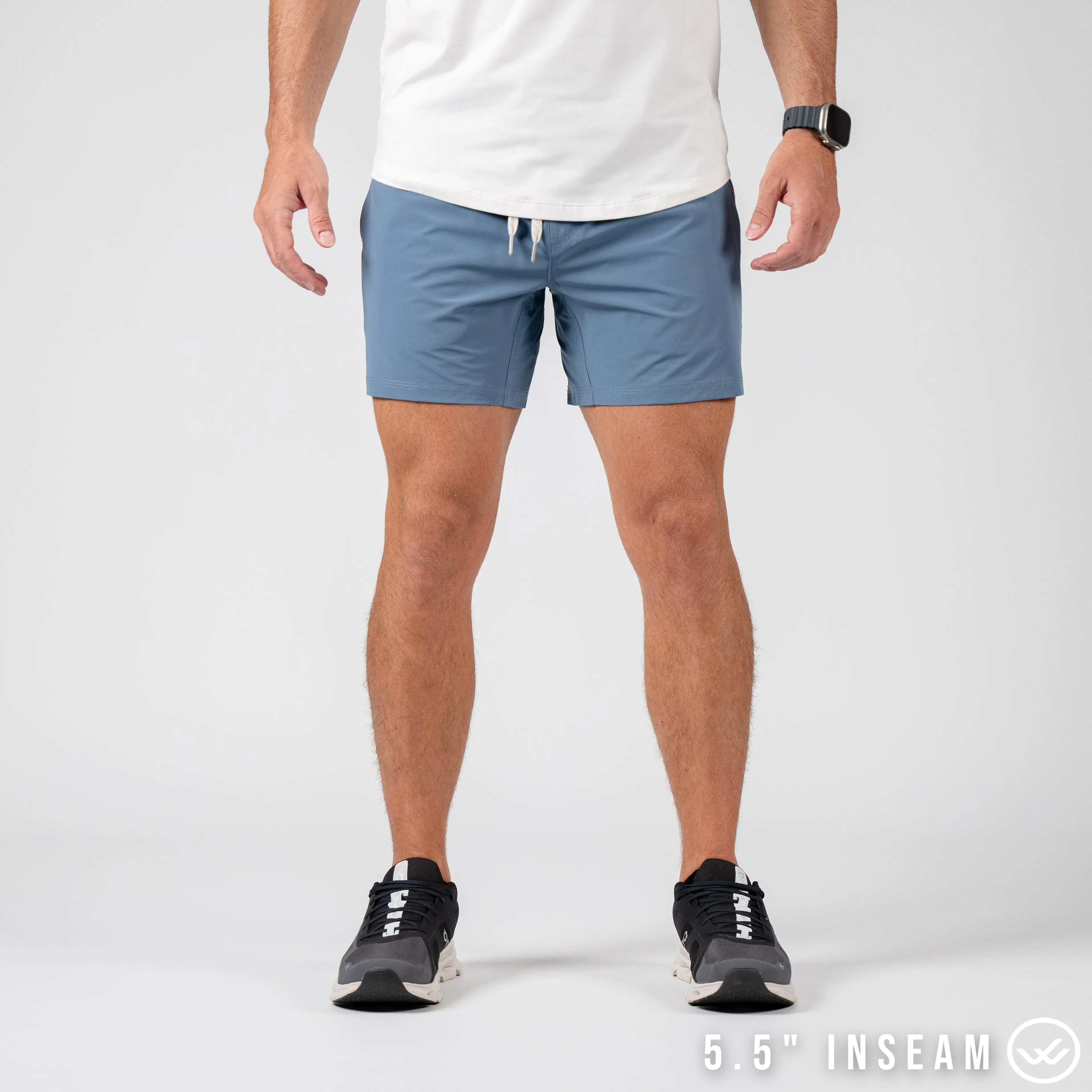 Flow 2.0 Short (Athletic) - Chalk 5.5" & 7"