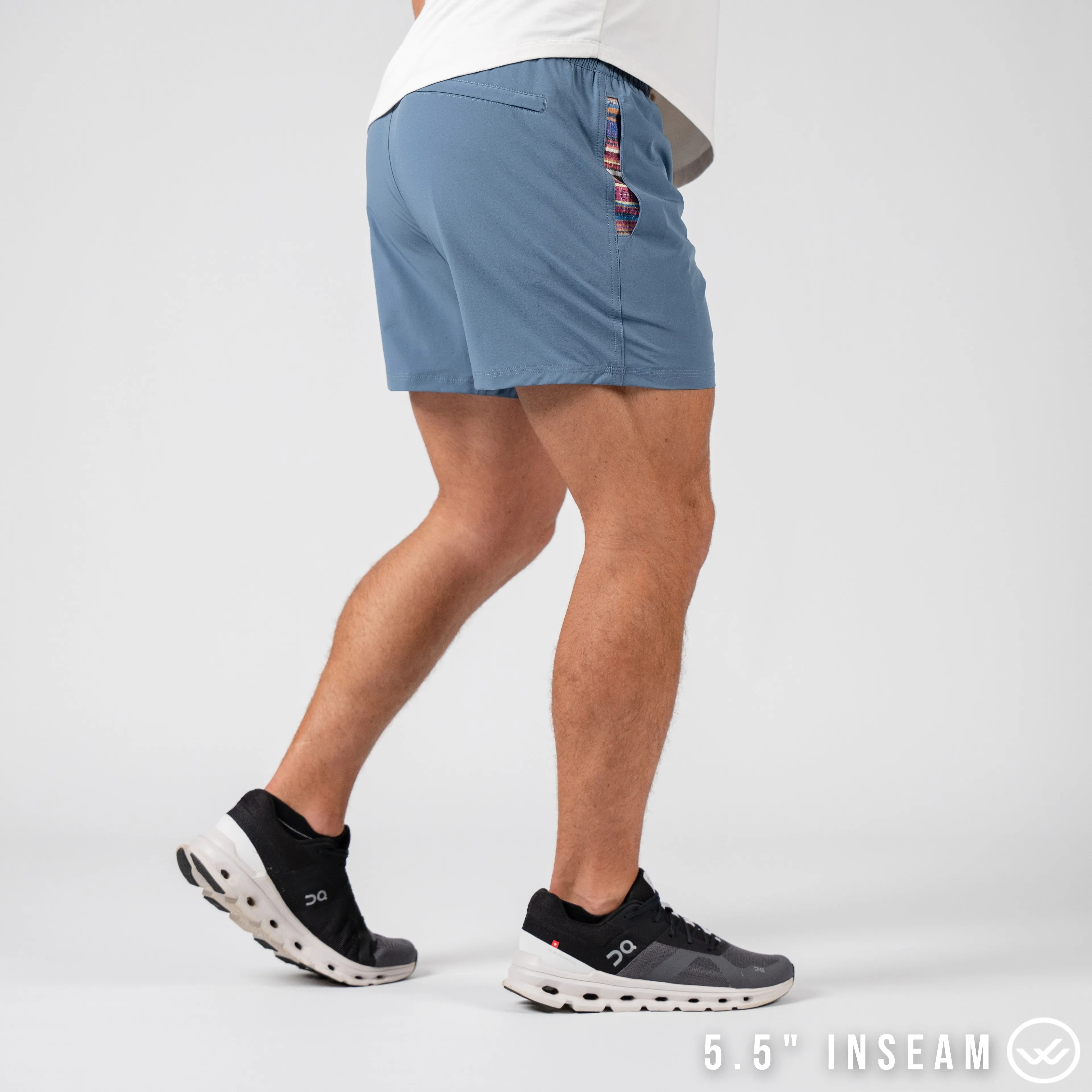Flow 2.0 Short (Athletic) - Chalk 5.5" & 7"