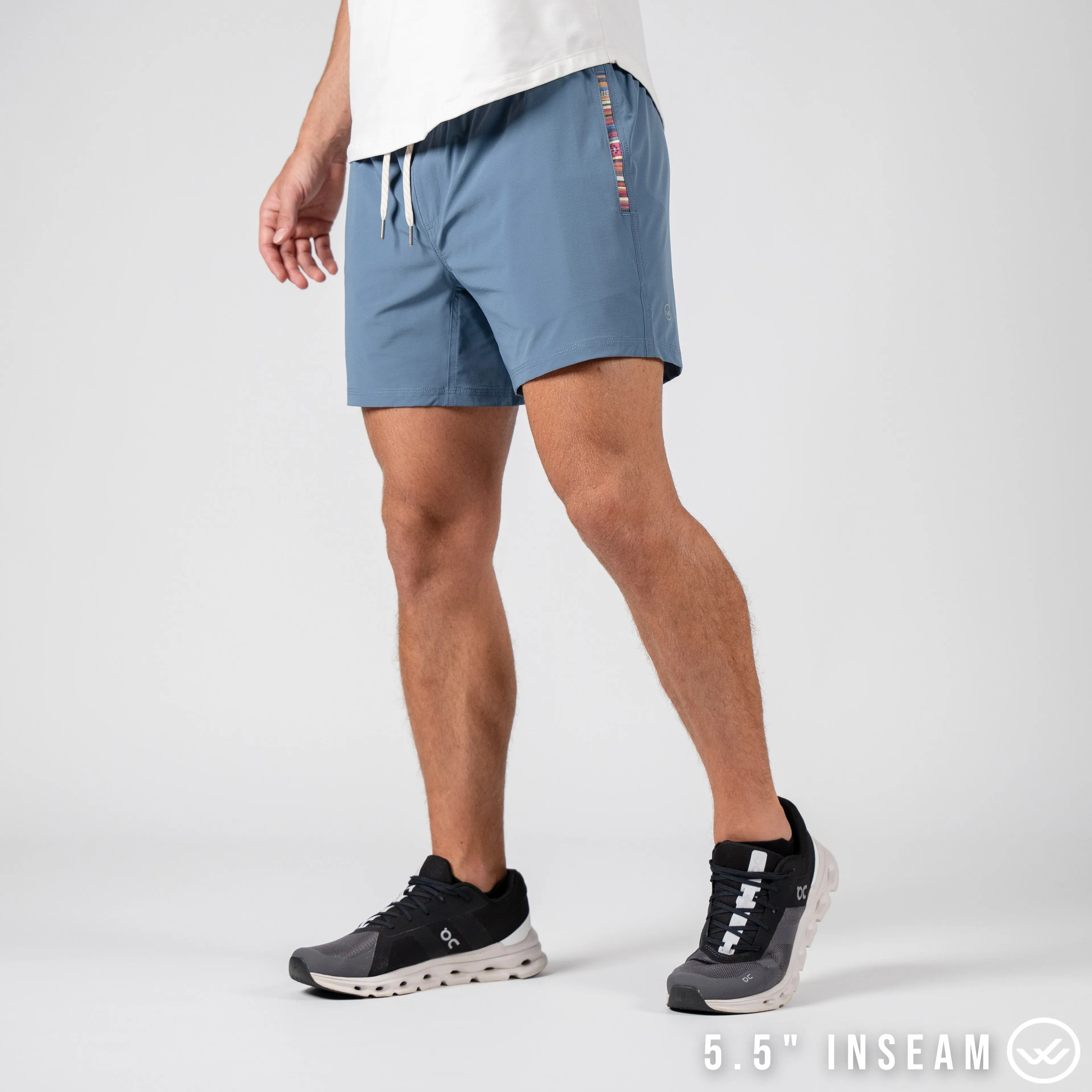 Flow 2.0 Short (Athletic) - Chalk 5.5" & 7"