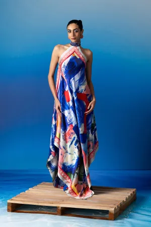 Foxfires Silk Flute Dress