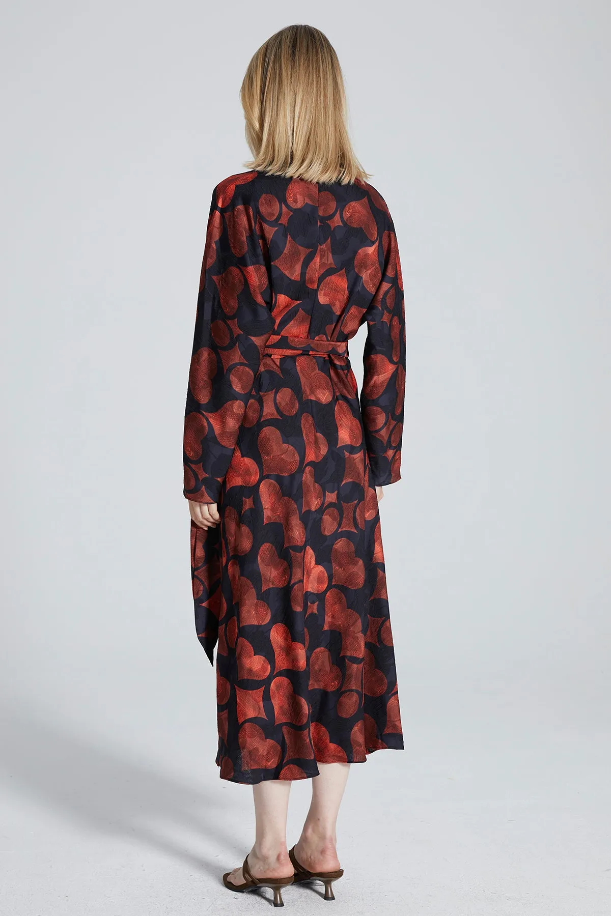 Keoni Print Silk Dress