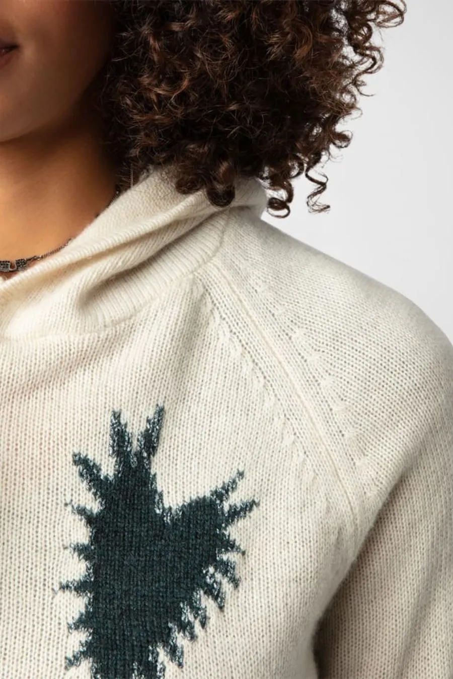 Moony WS Heart Hooded Sweater Flake
