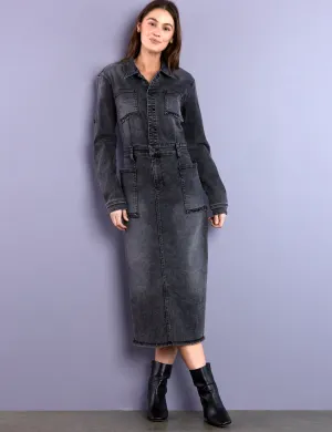 Nora Denim Shirt Dress