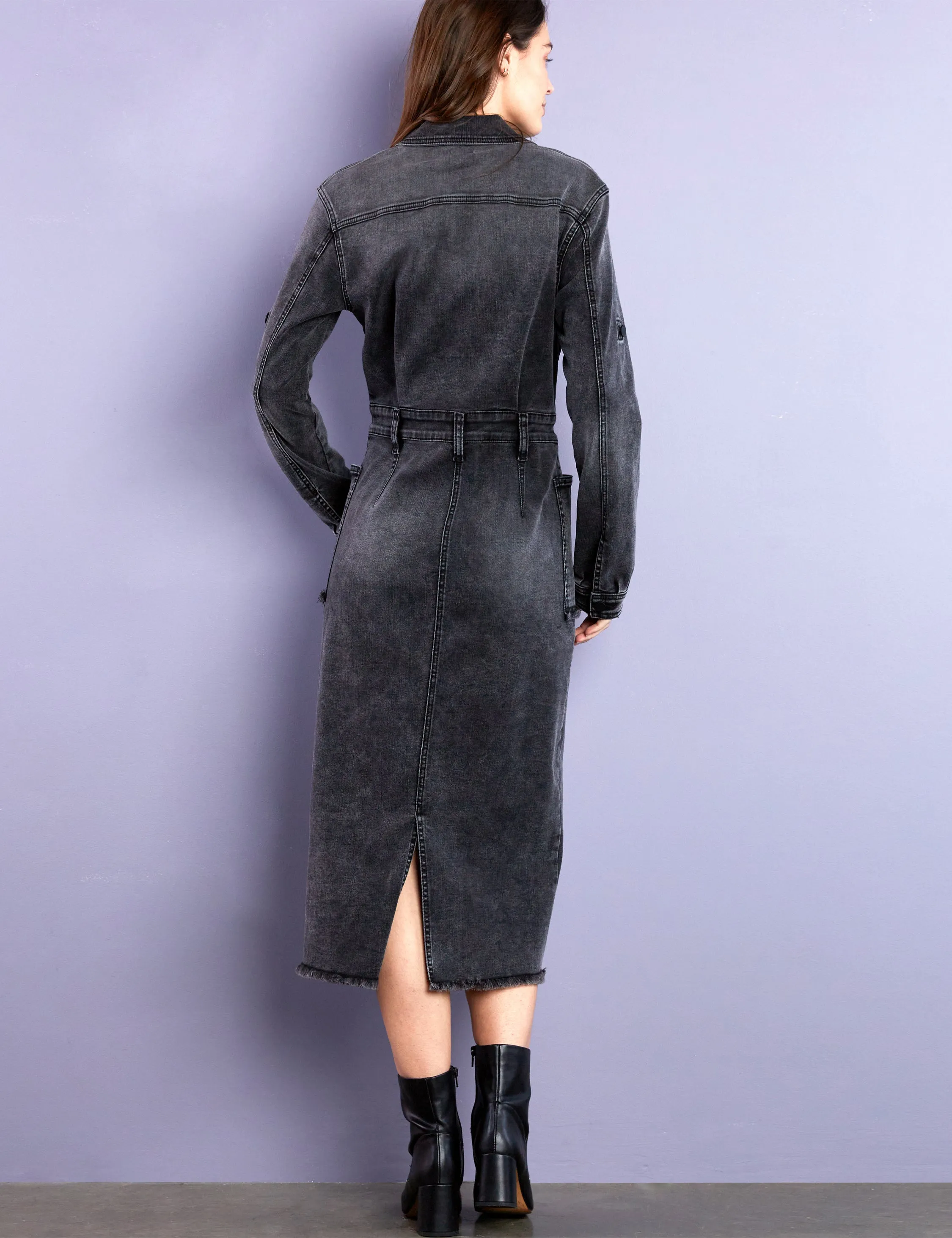 Nora Denim Shirt Dress