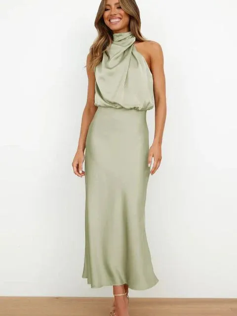 Stella | Elegant Satin Dress