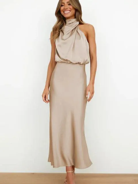Stella | Elegant Satin Dress