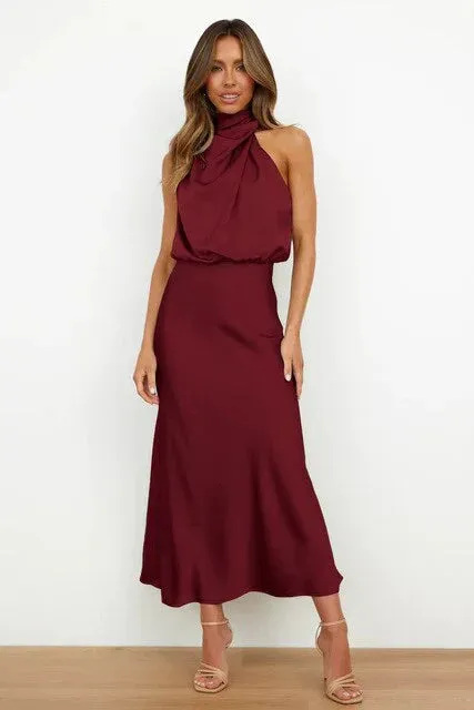 Stella | Elegant Satin Dress
