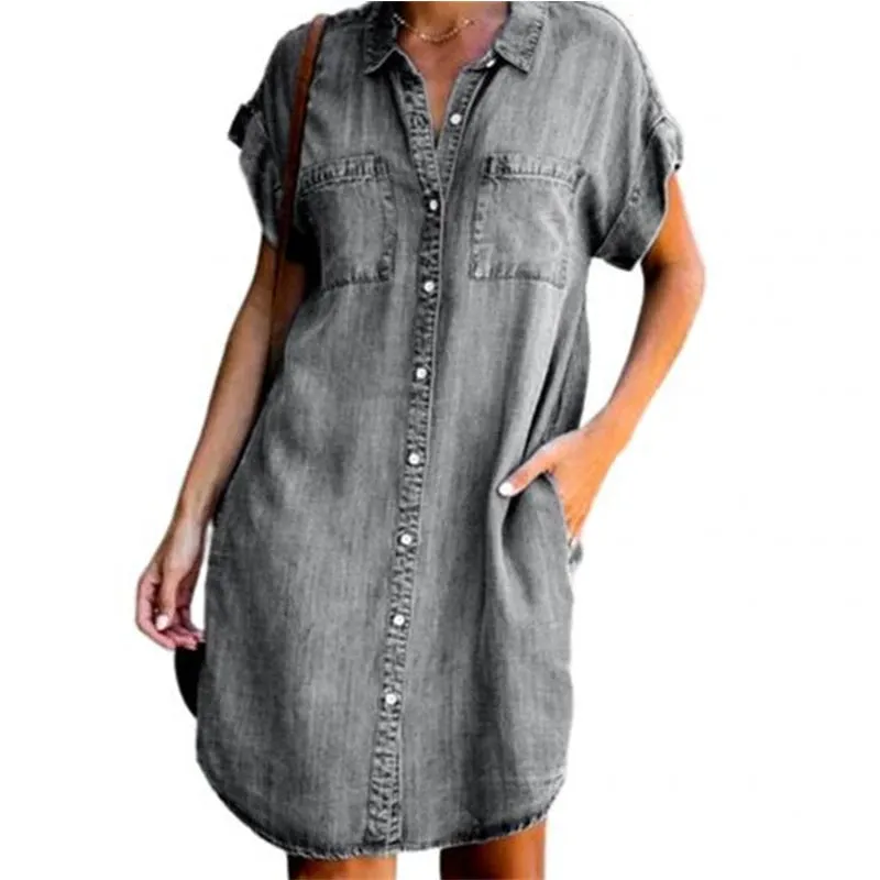 Women Denim Shirt Dresses