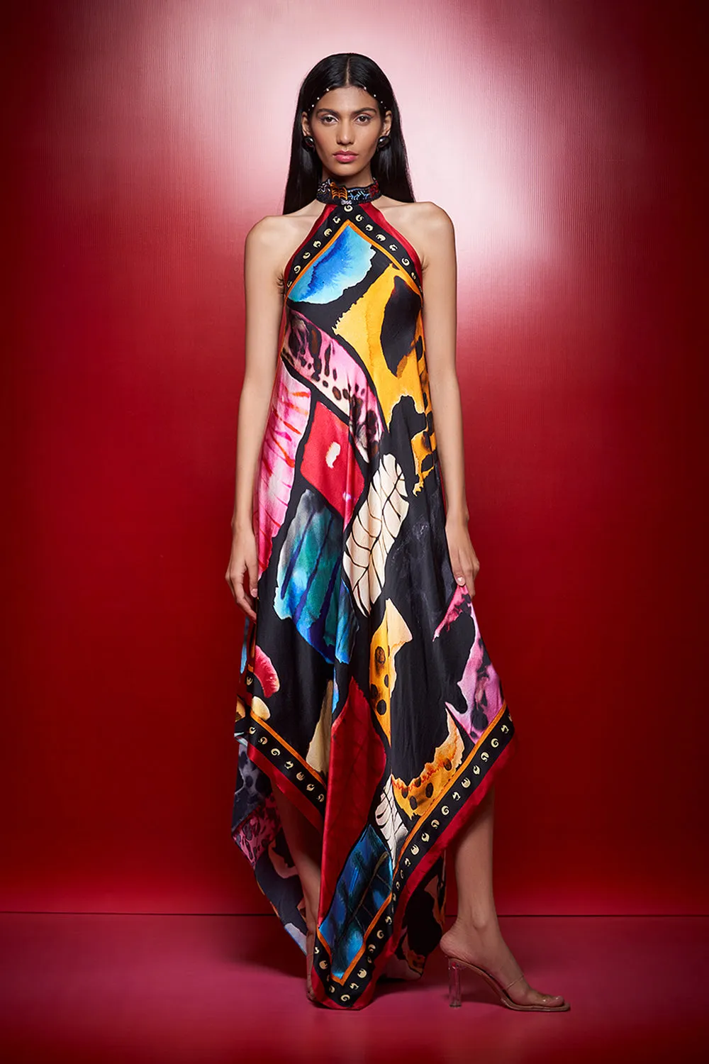 Zoolostamp Silk Flute Dress