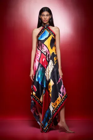 Zoolostamp Silk Flute Dress